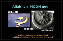 Allah is a moon god