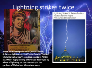 Lightning strikes twice