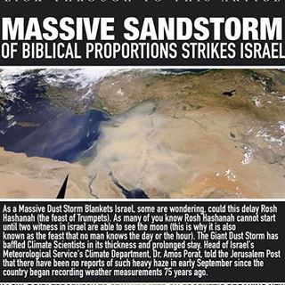 Massive sandstorm Middle East